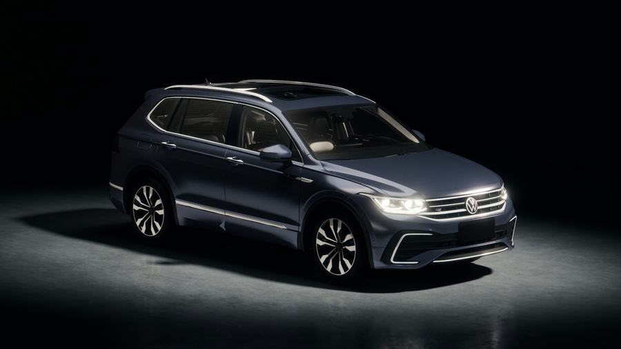 Volkswagen Tiguan en présentation studio